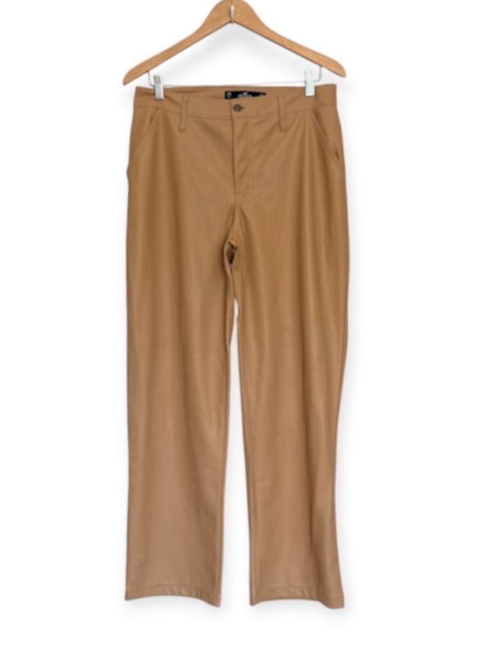 Hollister Women’s Faux Leather High Rise Wide Leg Pants Size 30